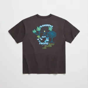 Madhappy Beach Heavyweight Borwn T-Shirt