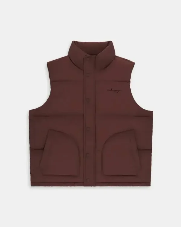 Madhappy Cozy Puffer Dark Brown Vest