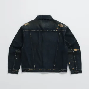Madhappy & Gap Distressed Denim Black Trucker