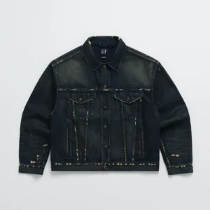 Madhappy & Gap Distressed Denim Black Trucker