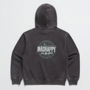 Madhappy & Gap Globe Black Hoodie