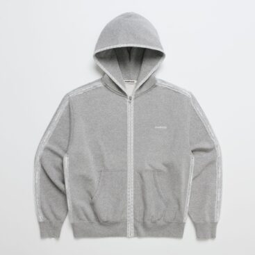 Lace Trim Midweight Zip Up