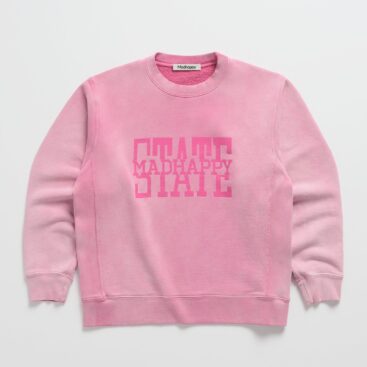 Madhappy State Crewneck Pink Sweatshirt